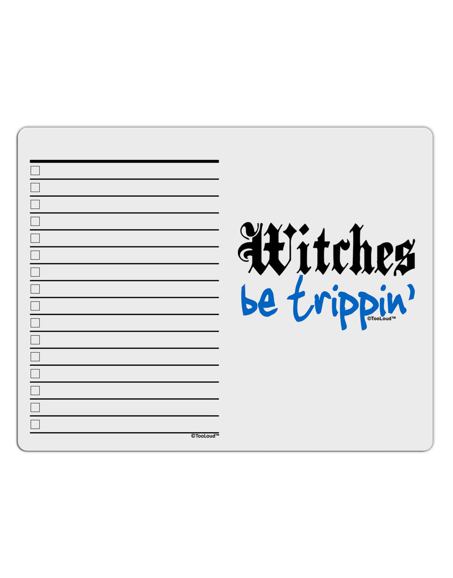 TooLoud Witches Be Trippin Blue To Do Shopping List Dry Erase Board-Dry Erase Board-TooLoud-White-Davson Sales