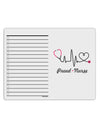 Stethoscope Heartbeat Text To Do Shopping List Dry Erase Board-Dry Erase Board-TooLoud-White-Davson Sales