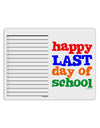 Happy Last Day of School To Do Shopping List Dry Erase Board-Dry Erase Board-TooLoud-White-Davson Sales