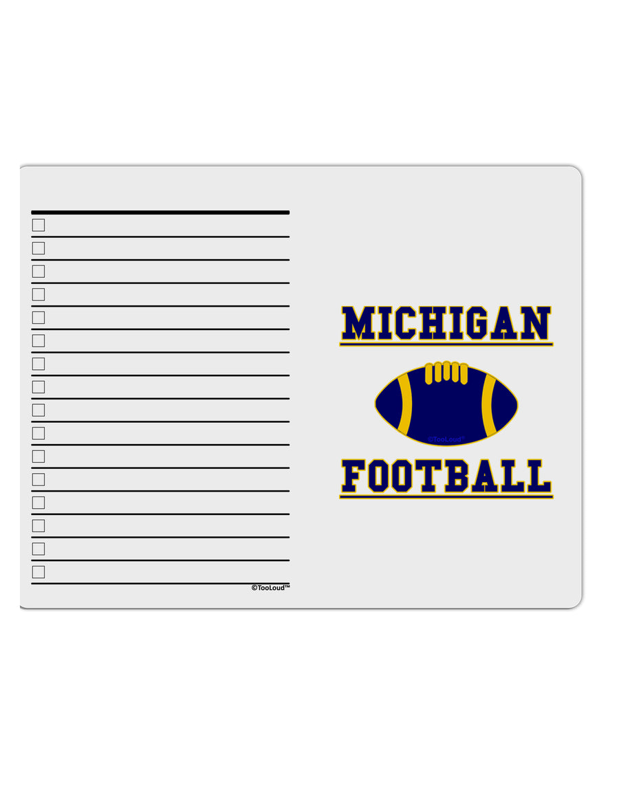 Michigan Football To Do Shopping List Dry Erase Board by TooLoud-TooLoud-White-Davson Sales