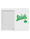 Irish Jersey To Do Shopping List Dry Erase Board-Dry Erase Board-TooLoud-White-Davson Sales