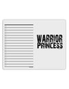 Warrior Princess Black and White To Do Shopping List Dry Erase Board-Dry Erase Board-TooLoud-White-Davson Sales