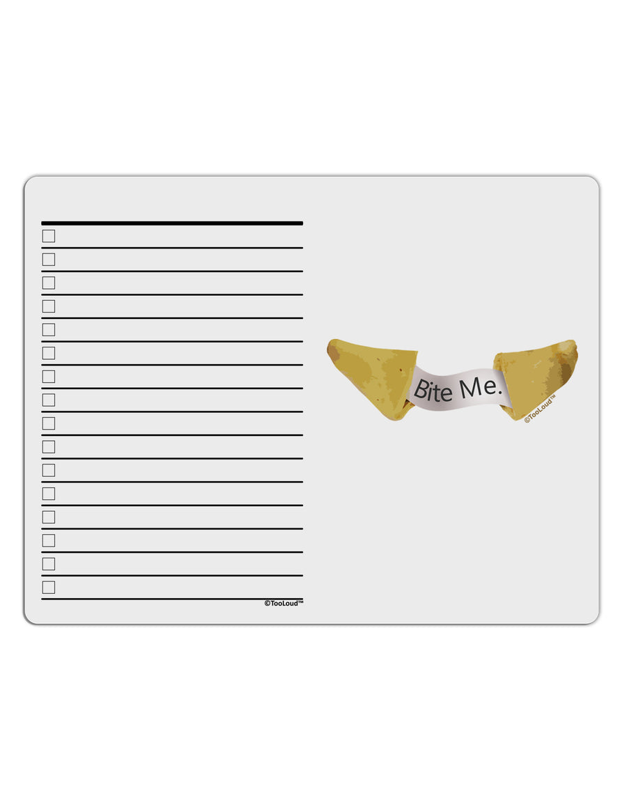 Bite Me - Fortune Cookie To Do Shopping List Dry Erase Board-Dry Erase Board-TooLoud-White-Davson Sales