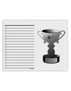 Number One Dad Trophy - Grayscale To Do Shopping List Dry Erase Board-Dry Erase Board-TooLoud-White-Davson Sales