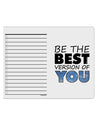 Be The Best Version Of You To Do Shopping List Dry Erase Board by TooLoud-Dry Erase Board-TooLoud-White-Davson Sales