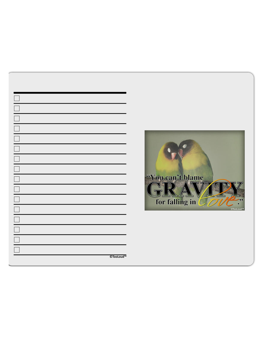 Can't Blame Gravity To Do Shopping List Dry Erase Board-Dry Erase Board-TooLoud-White-Davson Sales