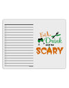 Eat Drink Scary Green To Do Shopping List Dry Erase Board-Dry Erase Board-TooLoud-White-Davson Sales