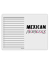Mexican Princess - Cinco de Mayo To Do Shopping List Dry Erase Board by TooLoud