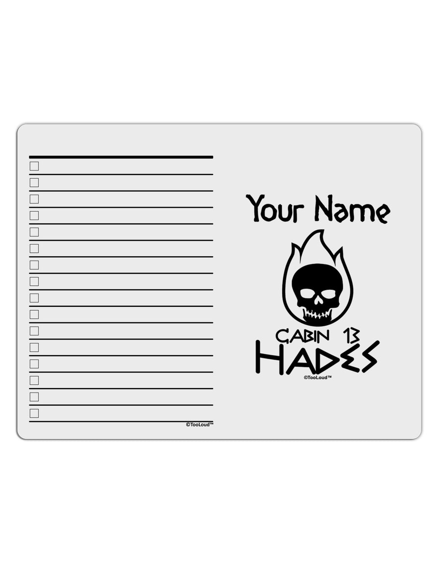 Personalized Cabin 13 Hades To Do Shopping List Dry Erase Board-Dry Erase Board-TooLoud-White-Davson Sales