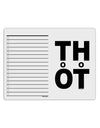 THOT Too Hot To Do Shopping List Dry Erase Board-Dry Erase Board-TooLoud-White-Davson Sales