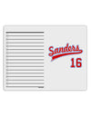 Sanders Jersey 16 To Do Shopping List Dry Erase Board-Dry Erase Board-TooLoud-White-Davson Sales