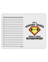 Personal Trainer - Superpower To Do Shopping List Dry Erase Board-Dry Erase Board-TooLoud-White-Davson Sales