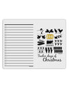 12 Days of Christmas Text Color To Do Shopping List Dry Erase Board-Dry Erase Board-TooLoud-White-Davson Sales