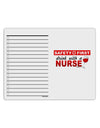 Drink With A Nurse To Do Shopping List Dry Erase Board-Dry Erase Board-TooLoud-White-Davson Sales