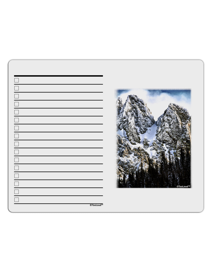 Mountain Landscape 2 To Do Shopping List Dry Erase Board-Dry Erase Board-TooLoud-White-Davson Sales