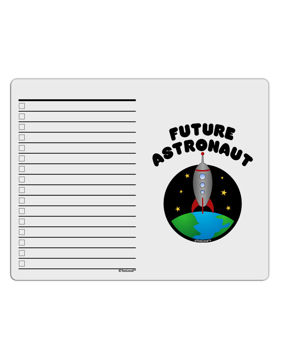 Future Astronaut Color To Do Shopping List Dry Erase Board-Dry Erase Board-TooLoud-White-Davson Sales