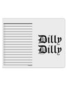 Dilly Dilly Beer Drinking Funny To Do Shopping List Dry Erase Board by TooLoud-Dry Erase Board-TooLoud-White-Davson Sales