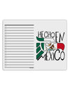 Hecho en Mexico Design - Mexican Flag To Do Shopping List Dry Erase Board by TooLoud-Dry Erase Board-TooLoud-White-Davson Sales