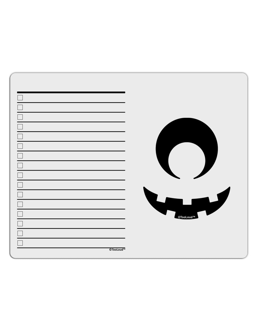 Cyclops Jack-o-Lantern To Do Shopping List Dry Erase Board-Dry Erase Board-TooLoud-White-Davson Sales