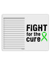 Fight for the Cure - Lime Green Ribbon Lyme Disease To Do Shopping List Dry Erase Board-Dry Erase Board-TooLoud-White-Davson Sales