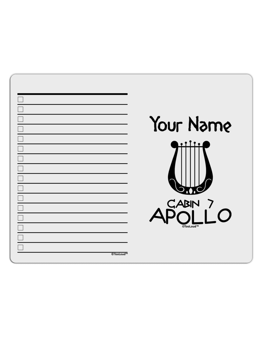 Personalized Cabin 7 Apollo To Do Shopping List Dry Erase Board-Dry Erase Board-TooLoud-White-Davson Sales