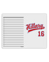 Hillary Jersey 16 To Do Shopping List Dry Erase Board-Dry Erase Board-TooLoud-White-Davson Sales