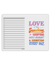 Love is like Sunshine - Quote To Do Shopping List Dry Erase Board-Dry Erase Board-TooLoud-White-Davson Sales