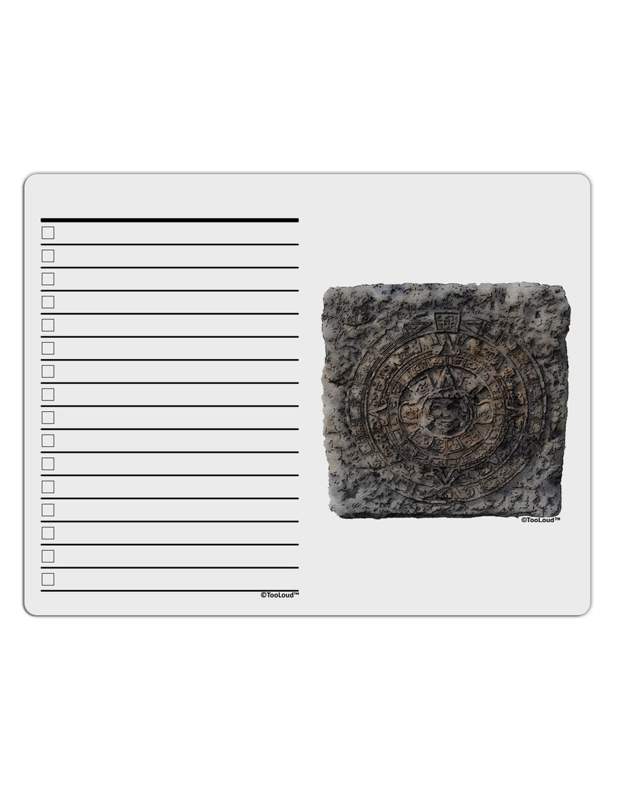 Stone Carving Watercolor To Do Shopping List Dry Erase Board-Dry Erase Board-TooLoud-White-Davson Sales