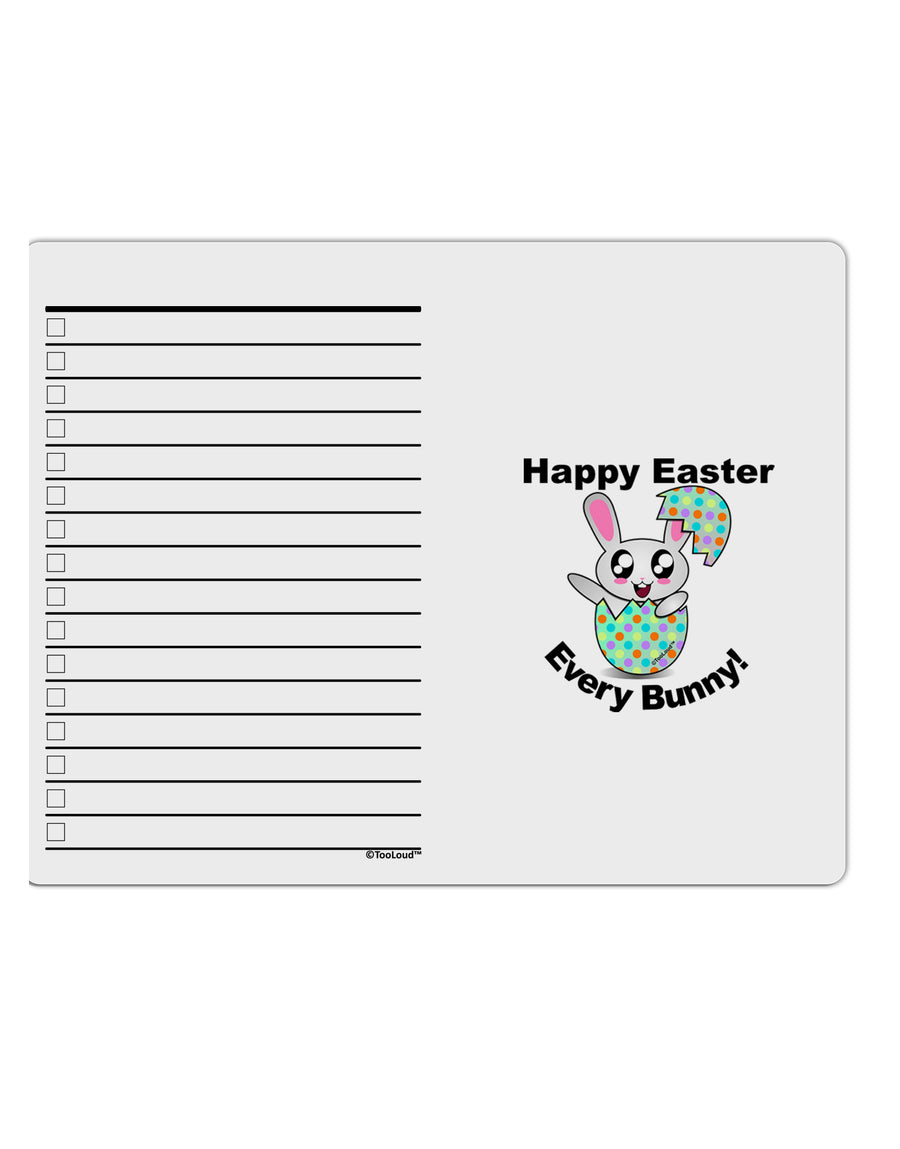 Happy Easter Every Bunny To Do Shopping List Dry Erase Board by TooLoud-TooLoud-White-Davson Sales