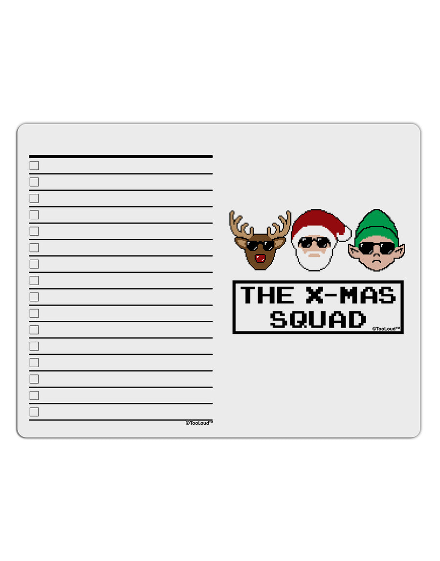 The X-mas Squad Text To Do Shopping List Dry Erase Board-Dry Erase Board-TooLoud-White-Davson Sales