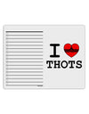 I Love Heart THOTS To Do Shopping List Dry Erase Board-Dry Erase Board-TooLoud-White-Davson Sales