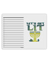 Let's Get Lit Menorah To Do Shopping List Dry Erase Board-Dry Erase Board-TooLoud-White-Davson Sales
