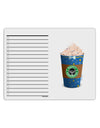 Happy Hanukkah Latte Cup To Do Shopping List Dry Erase Board-Dry Erase Board-TooLoud-White-Davson Sales