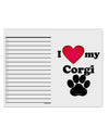 I Heart My Corgi To Do Shopping List Dry Erase Board by TooLoud-TooLoud-White-Davson Sales