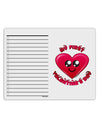 My First Valentine's Day To Do Shopping List Dry Erase Board-Dry Erase Board-TooLoud-White-Davson Sales