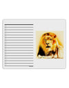Lion Watercolor 4 To Do Shopping List Dry Erase Board-Dry Erase Board-TooLoud-White-Davson Sales