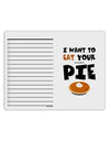 Eat Your Pie To Do Shopping List Dry Erase Board-Dry Erase Board-TooLoud-White-Davson Sales