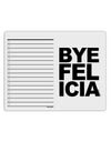 Bye Felicia To Do Shopping List Dry Erase Board-Dry Erase Board-TooLoud-White-Davson Sales