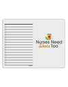 Nurses Need Shots Too To Do Shopping List Dry Erase Board-Dry Erase Board-TooLoud-White-Davson Sales