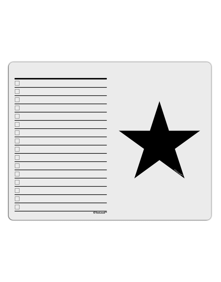 Black Star To Do Shopping List Dry Erase Board-Dry Erase Board-TooLoud-Davson Sales