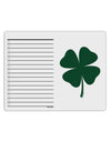 Lucky Four Leaf Clover St Patricks Day To Do Shopping List Dry Erase Board-Dry Erase Board-TooLoud-White-Davson Sales