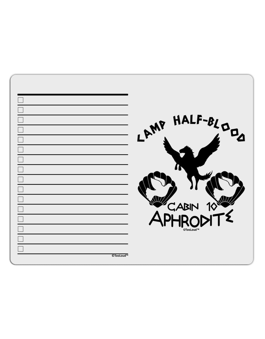 Cabin 10 Aphrodite Camp Half Blood To Do Shopping List Dry Erase Board-Dry Erase Board-TooLoud-White-Davson Sales