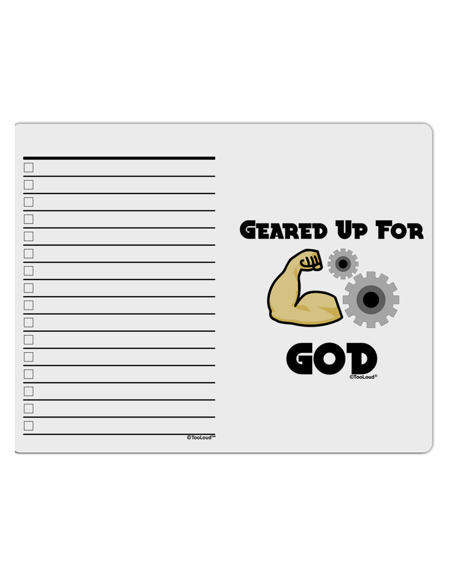Geared Up For God To Do Shopping List Dry Erase Board by TooLoud-TooLoud-White-Davson Sales