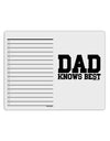 Dad Knows Best To Do Shopping List Dry Erase Board by TooLoud-Dry Erase Board-TooLoud-White-Davson Sales