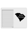 South Carolina - United States Shape To Do Shopping List Dry Erase Board by TooLoud-Dry Erase Board-TooLoud-White-Davson Sales