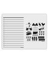 Twelve Days of Christmas To Do Shopping List Dry Erase Board-Dry Erase Board-TooLoud-White-Davson Sales