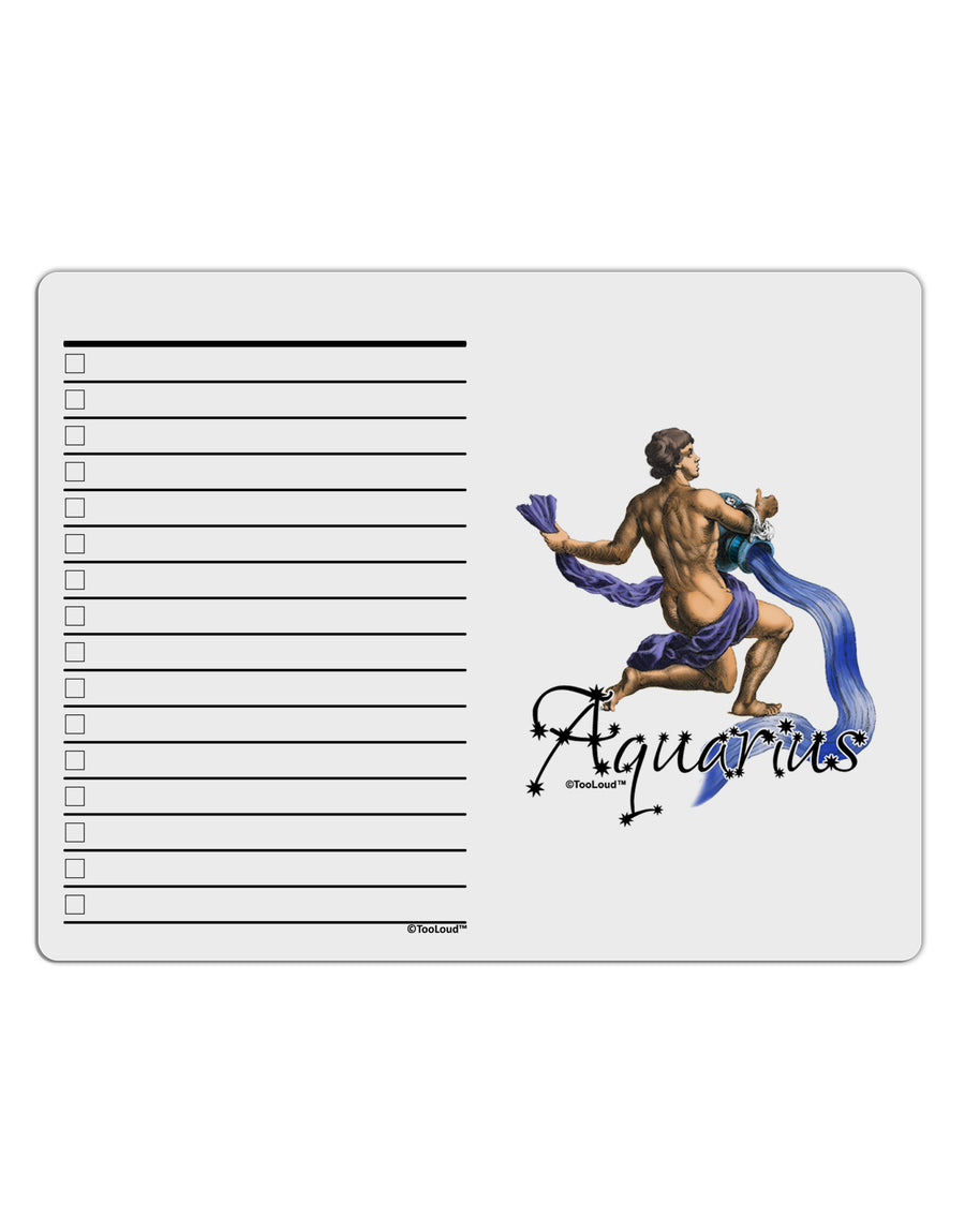 Aquarius Color Illustration To Do Shopping List Dry Erase Board-Dry Erase Board-TooLoud-White-Davson Sales