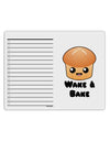 Wake and Bake Cute Roll To Do Shopping List Dry Erase Board-Dry Erase Board-TooLoud-White-Davson Sales