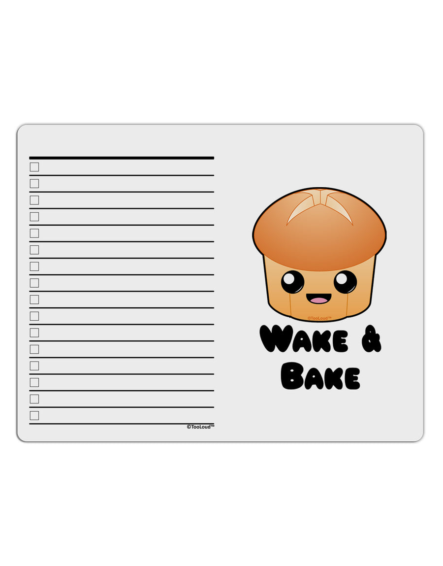 Wake and Bake Cute Roll To Do Shopping List Dry Erase Board-Dry Erase Board-TooLoud-White-Davson Sales