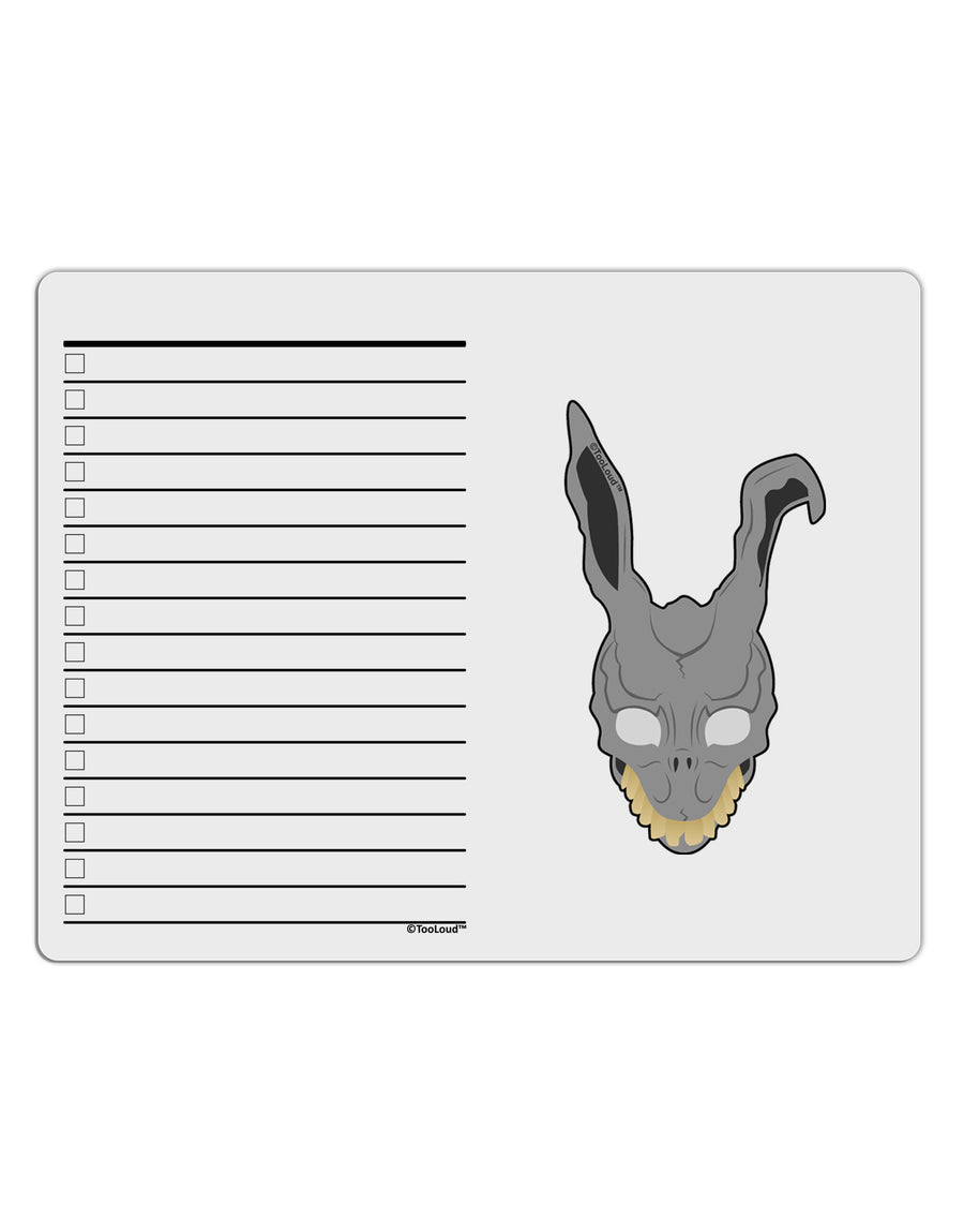 Scary Bunny Face To Do Shopping List Dry Erase Board-Dry Erase Board-TooLoud-White-Davson Sales